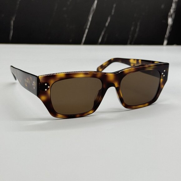 NEW CELINE CL40297U 53E HAVANA WOMEN SUNGLASSES CELINE - Picture 6 of 10